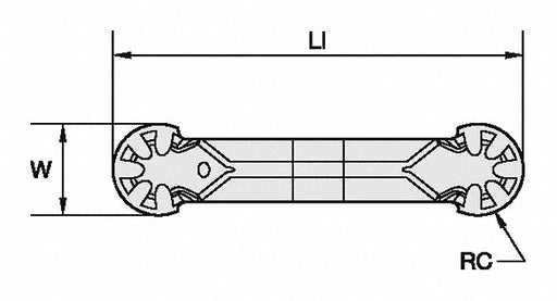 Grooving/Parting Insert WMT-P-PC Carbide