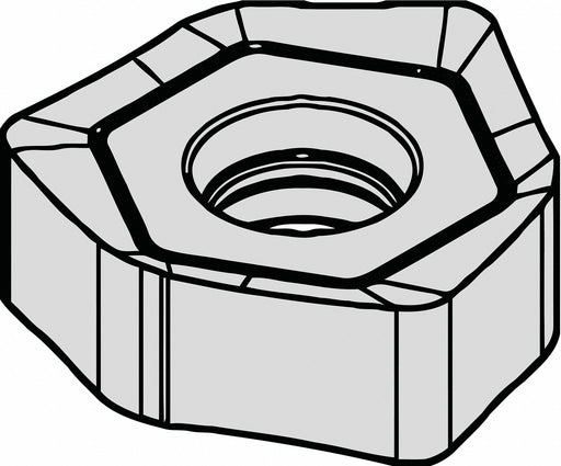 Hex Milling Insert 6.78mm Carbide