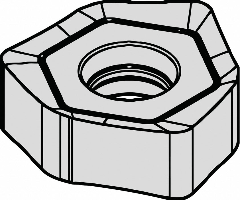 Hex Milling Insert 6.78mm Carbide