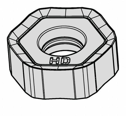Hex Milling Insert 6.80mm Carbide