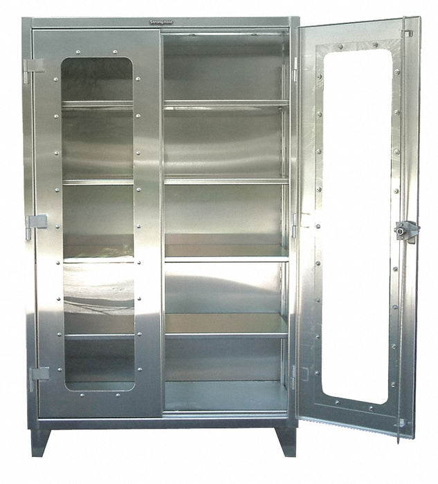 Storage Cabinet 78 x60 x24 LtGry 4Shlv