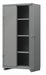 Storage Cabinet 75 x36 x24 Gray 3Shlv