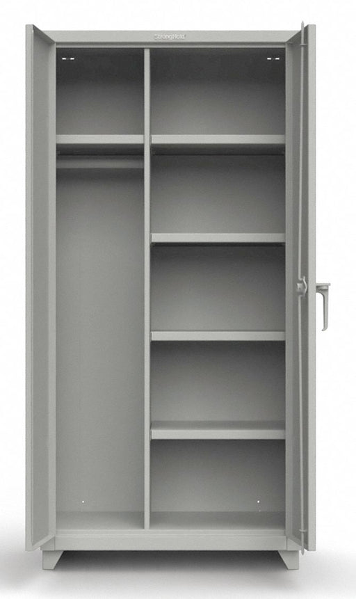 Storage Cabinet 75 x36 x24 Gray 4Shlv