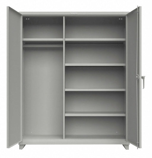 Storage Cabinet 75 x60 x24 Gray 4Shlv