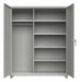 Storage Cabinet 75 x60 x24 Gray 4Shlv
