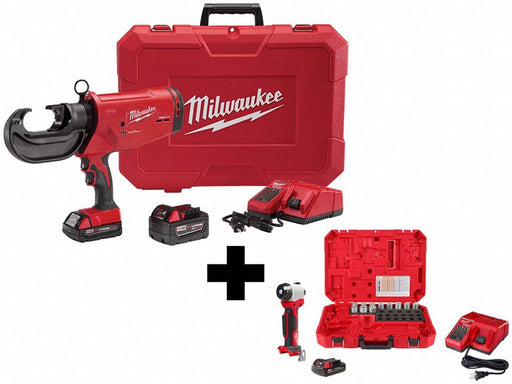 M18 750 MCM Crimper Kit + Cable Stripper