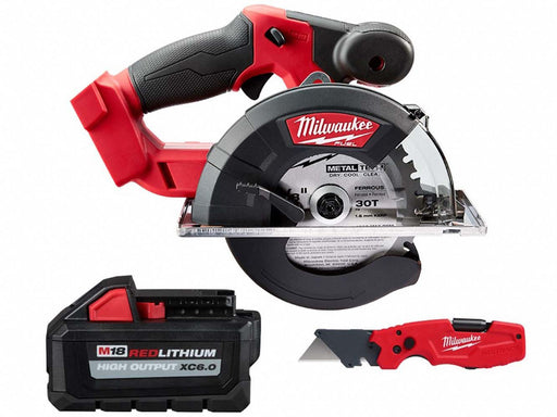 M18 Circ Saw + M18 XC6.0 Battery + Knife
