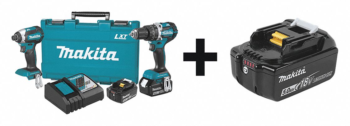 Cordless Combination Kit 2 Tools 18V DC