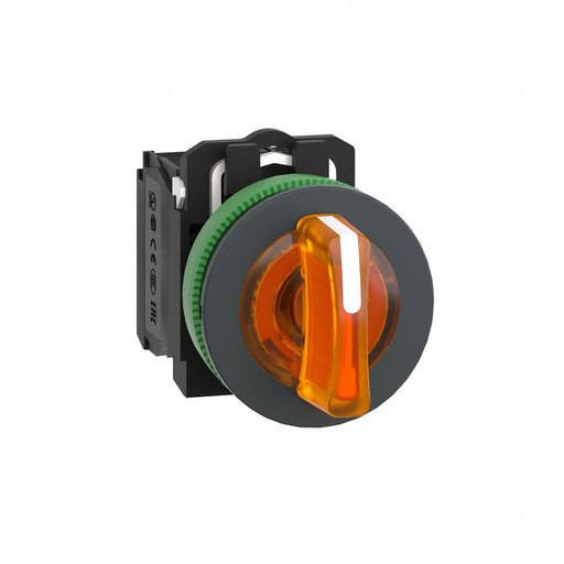 SelectorSwitch Illum 3Pos 30mm Orange