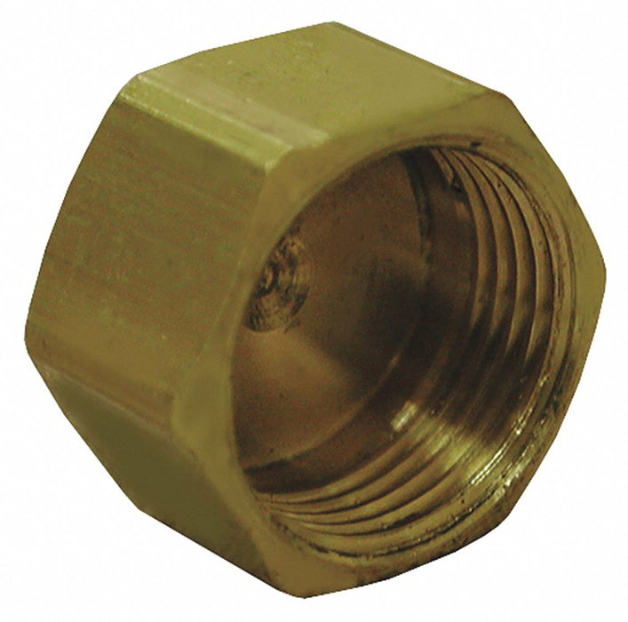 Brass Compression Cap Lead Free 3/8 