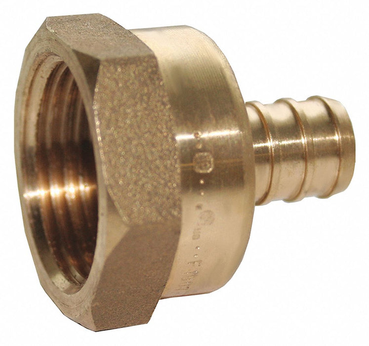 Brass PEX x Female Adapter 1/2 x1/2 