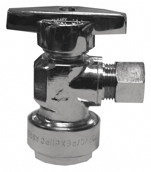 PlumBite Supply Stop Angle 1/2 x3/8 OD