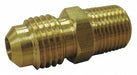 Brass Flare x Male Half Union 1/4 x1/4 