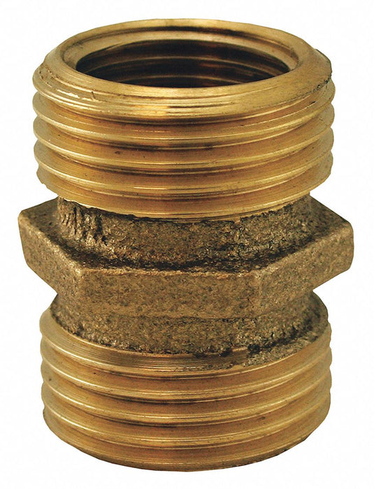 Grdn Hose Fttng MH x MH 3/4x3/4 1/2 FIP