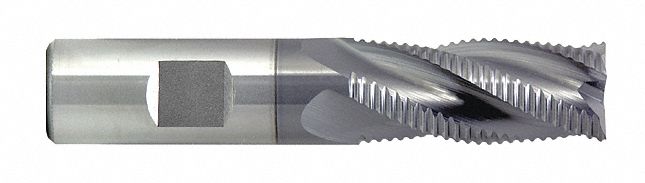 Fine-Rougher End Mill Sq 5/16 X1-3/8