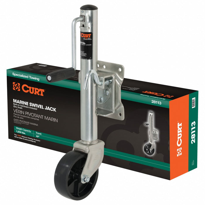 Trailer Jack 1200 lb Load Cap.