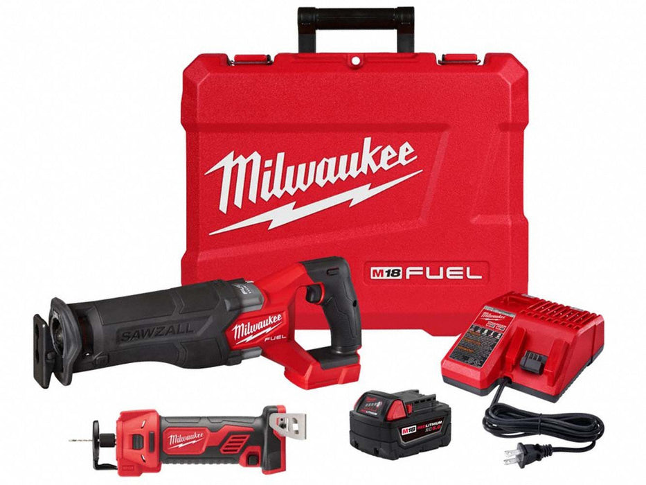M18 FUEL SAWZALL Recip + M18 CutOut Tool
