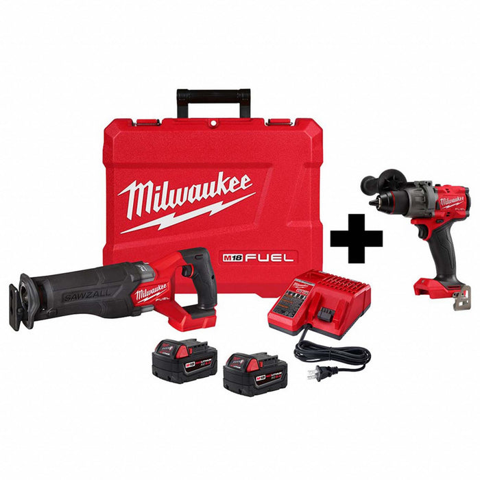M18 SAWZALL Kit w M18 1/2 Hammer Drill