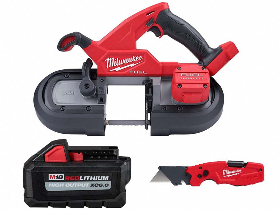 M18 FUEL Bandsaw + XC6.0 Battery + Knife