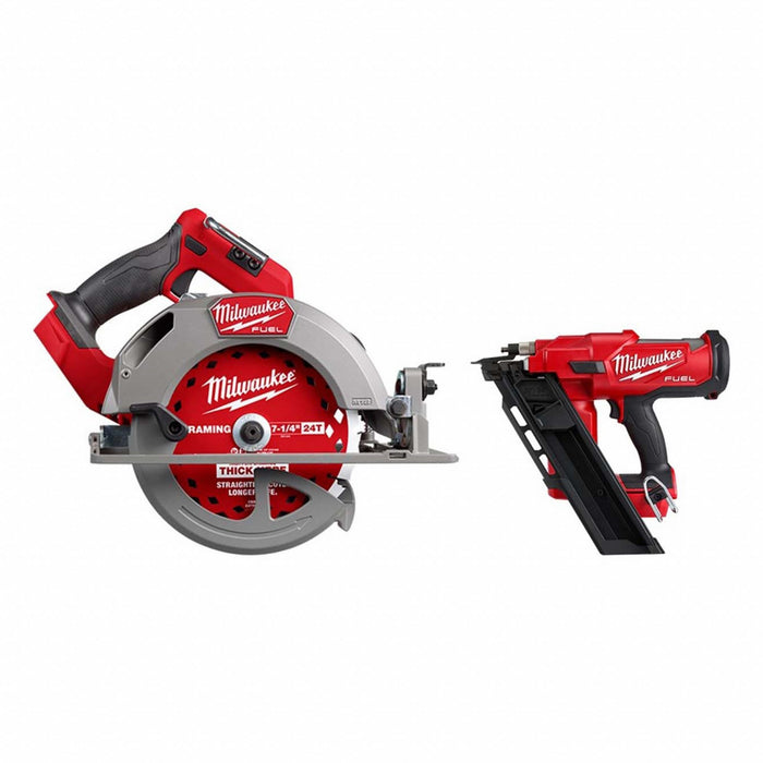 M18 FUEL Circular Saw + M18 FUEL Nailer