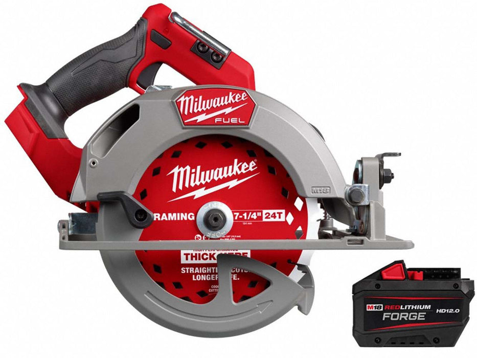 M18 FUEL Circular Saw + FORGE HD12.0