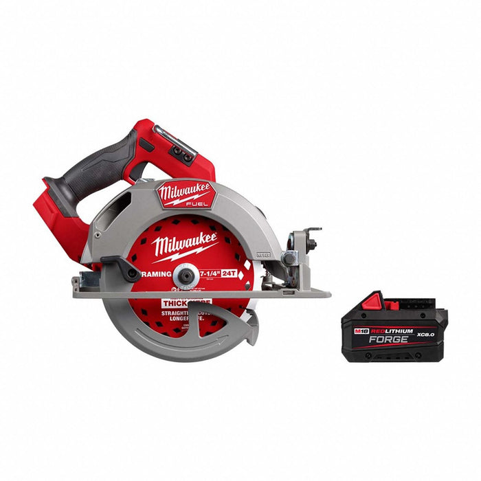 M18 FUEL Circ Saw + RL FORGE 8.0 Battery