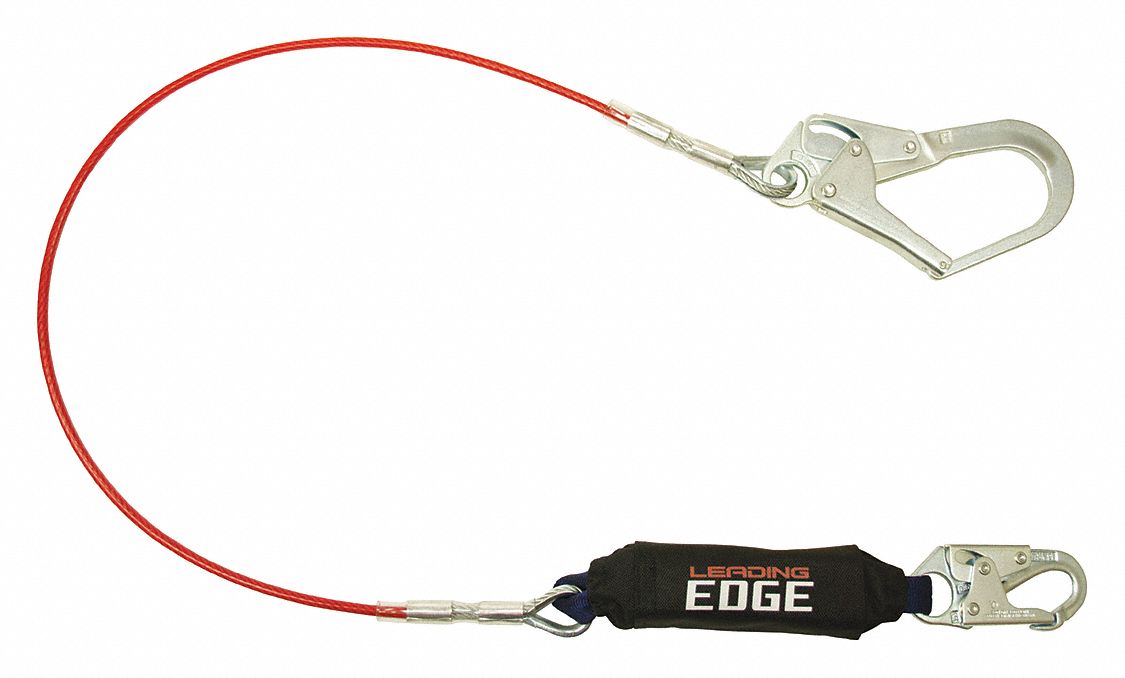 Shock-Absorbing Lanyard Fixed Length