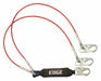 Shock-Absorbing Lanyard Fixed Length