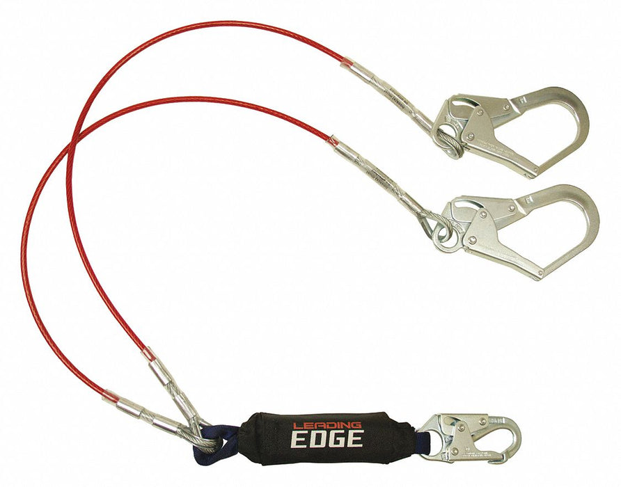 Shock-Absorbing Lanyard Fixed Length