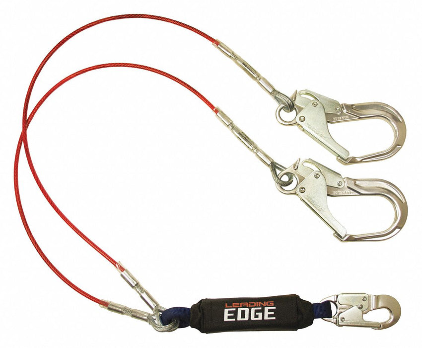 Shock-Absorbing Lanyard Fixed Length