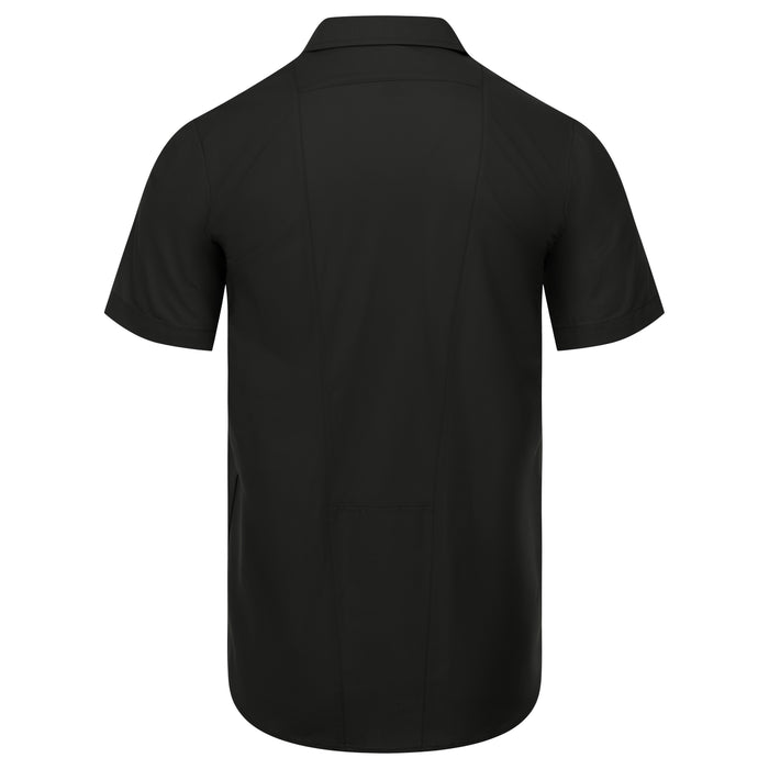 Men's Industrial WorkTech Ventilated Short-Sleeve Work Shirt With Cooling Mesh