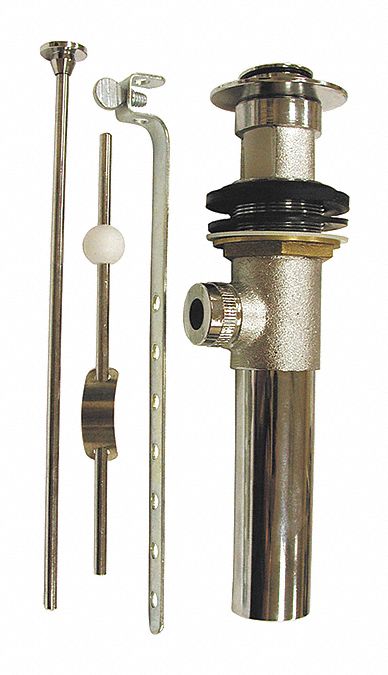 Pop-Up Assembly with Overflow Brass