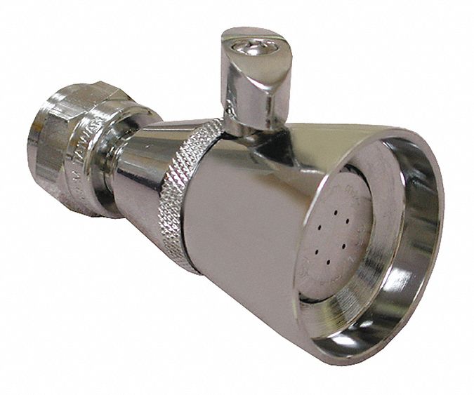 Shower Head 1 3/4 Adj Brass
