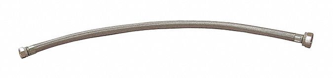 Faucet 3/8 x1/2 Con Flex SS 12 ODxFIP