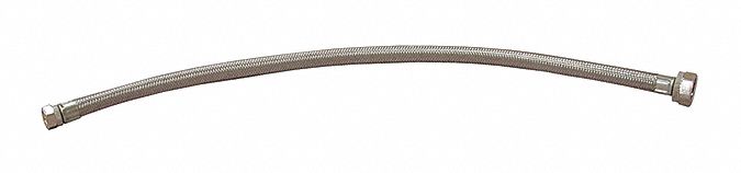 Faucet 3/8 x1/2 Con Flex SS 20 ODxFIP