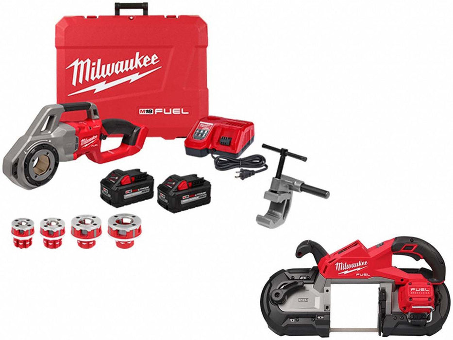 Threader w/Heads+M18 FUEL Band Saw