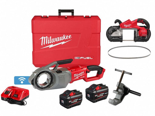 M18 FUEL Pipe Threader +Band Saw +Blades
