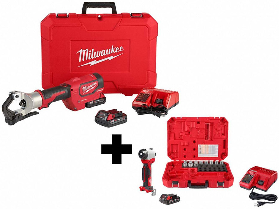 M18 750 MCM Crimper Kit + Cable Stripper