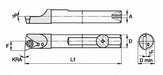 Indexable Boring Bar 0.8500 Carbide