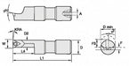 Indexable Boring Bar 0.9690 HSS