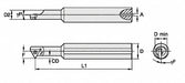 Indexable Boring Bar 0.9350 HSS