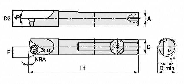 Thread Turning Toolholder E20SSDUCR11