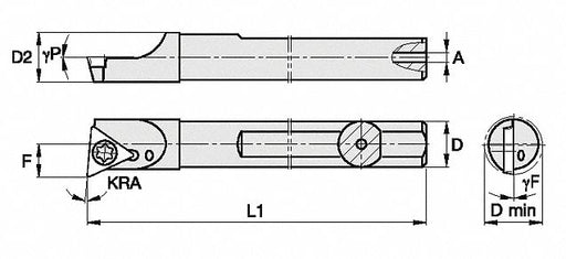 Grooving/Parting Blade 22.20mm LH