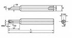Indexable Boring Bar 0.3600 HSS