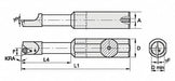 Indexable Boring Bar 0.3580 Carbide