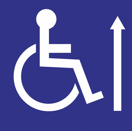 Handicap Labels 6 in x 6 in PK2