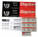 Jib Crane Label Kit For Use With 7HU58