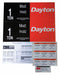 Jib Crane Label Kit For Use With 7HU62