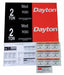 Jib Crane Label Kit For Use With 7K563
