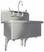Scrub Sink 25 x20 x18.5 Silver
